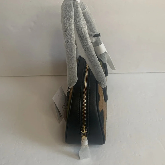 Michael Kors Camo LULU Satchel Handbag Small Handle New - Picture 7 of 13